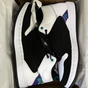 Jordan Fadeaway Black White Grape